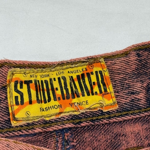 Denim acid washed Pink Skirt - Picture 3 of 8